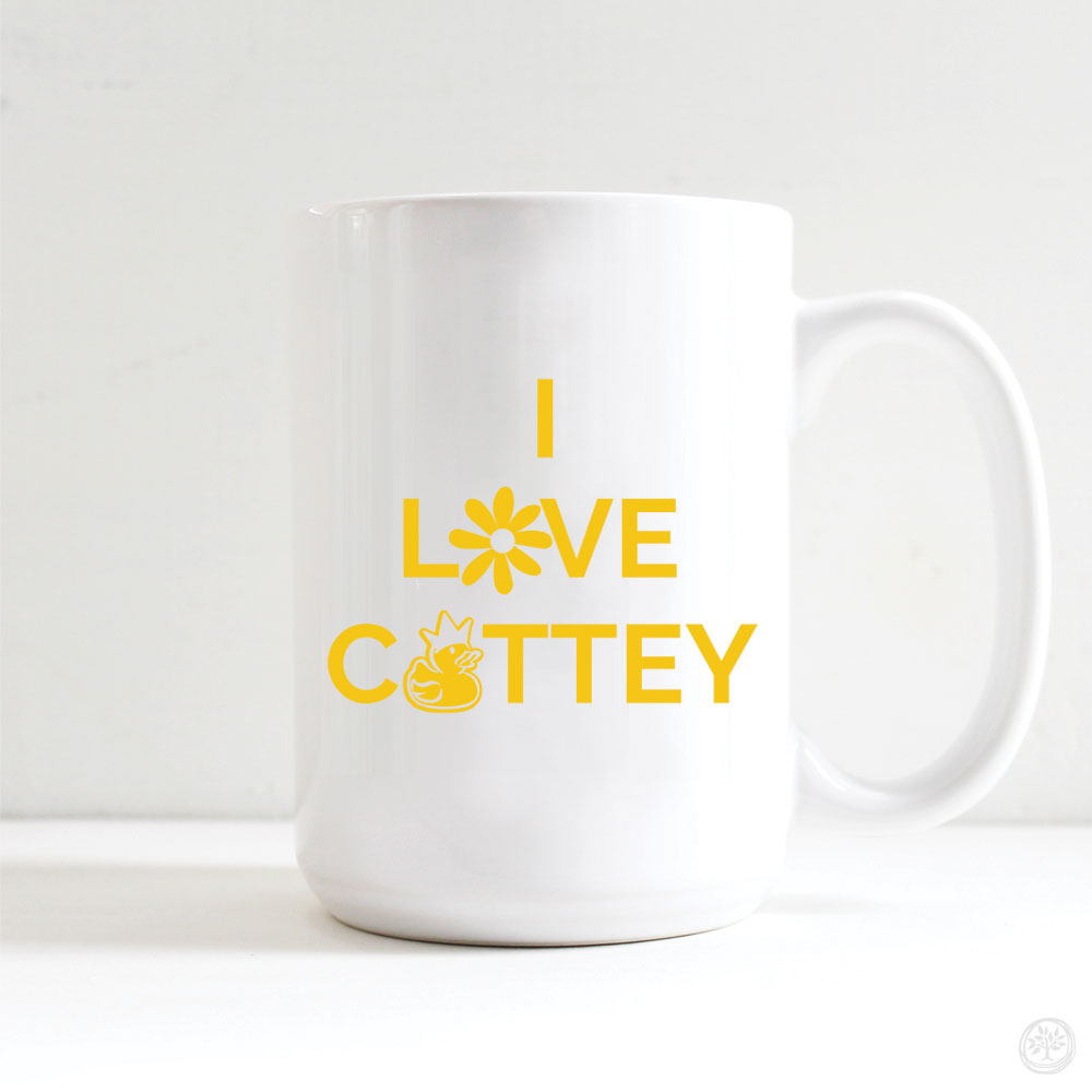 I Love Cottey Mug