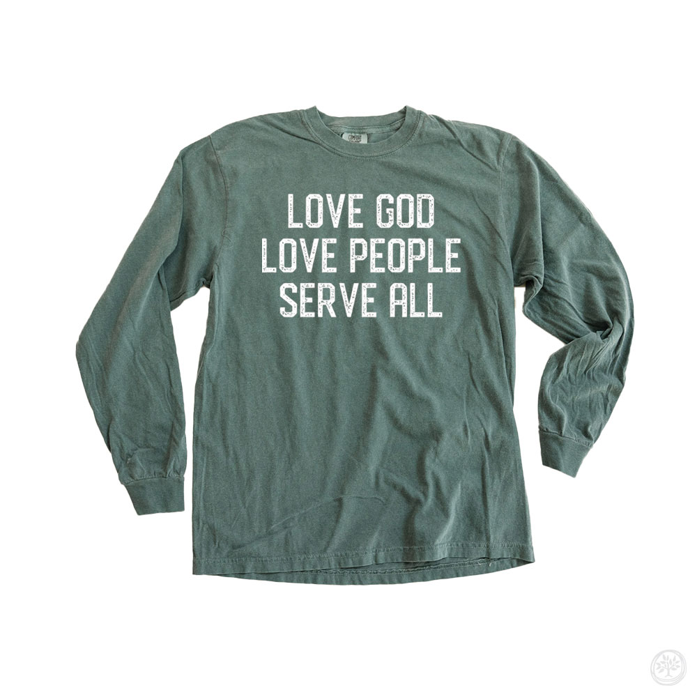 Love People Comfort Colors L/S CauseTees